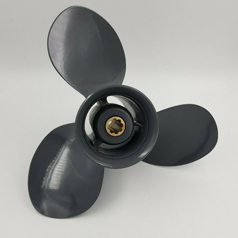 9 1/4 x 11 for Honda Outboard 8 9.9 15 20 hp Pitch 11 8 spline Aluminium propeller