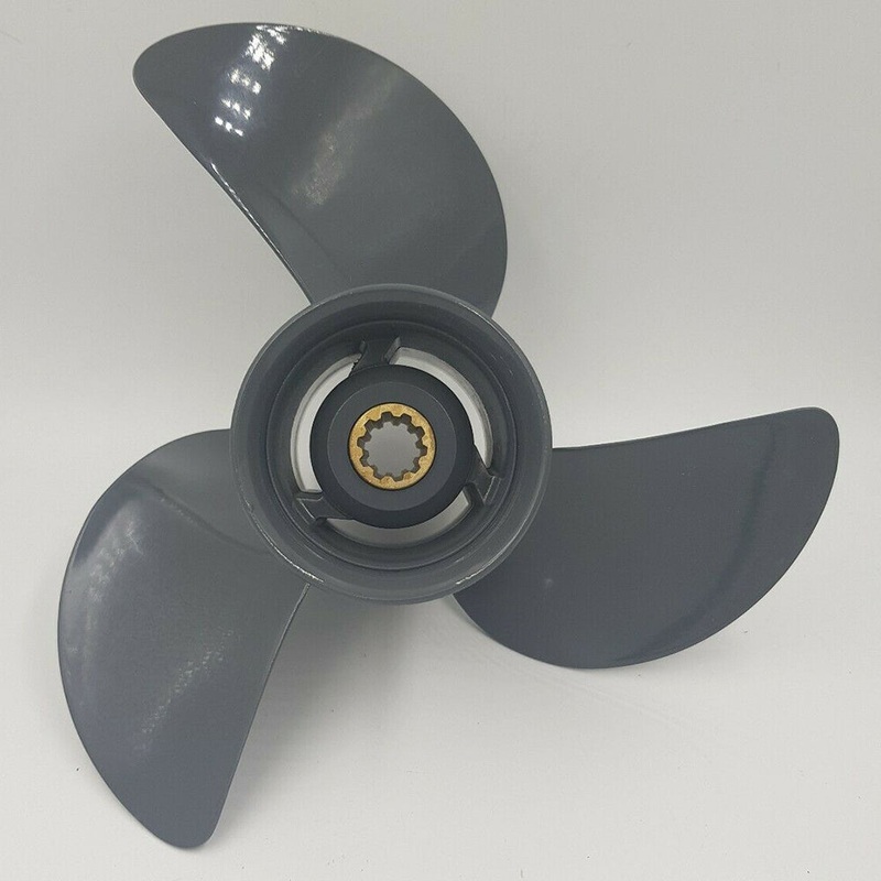 9 1/4 x 12 for Honda Outboard 25 hp 30 hp Pitch 12 10 spline 58130-ZV7-000ZA Aluminium propeller