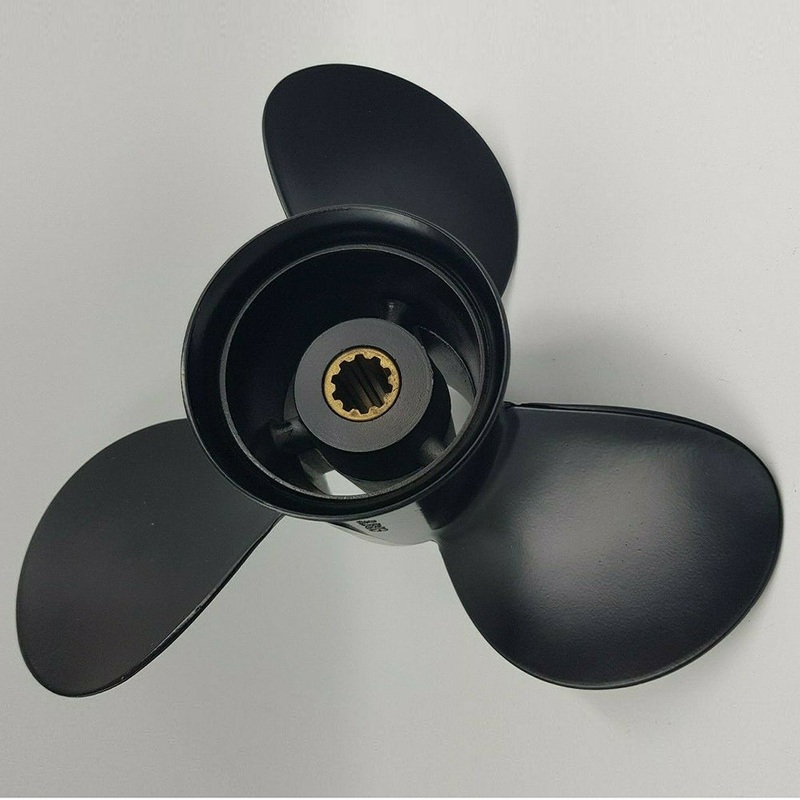 9.9 x 12 for Honda Outboard 25 hp 30 hp Pitch 12 10 spline Aluminium propeller