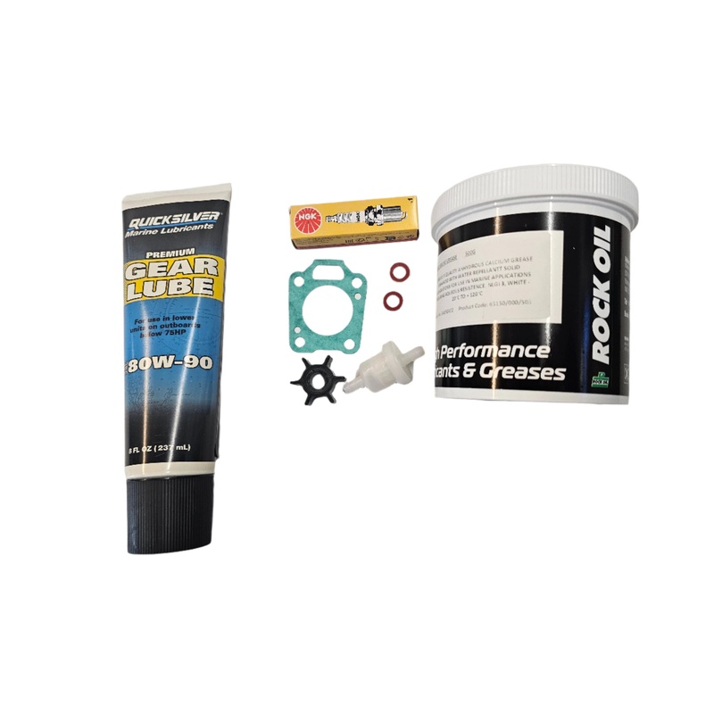 4hp, 5 HP 2 stroke Mercury / Mariner  ’93 and up (not 6E0 models)Outboard service kit