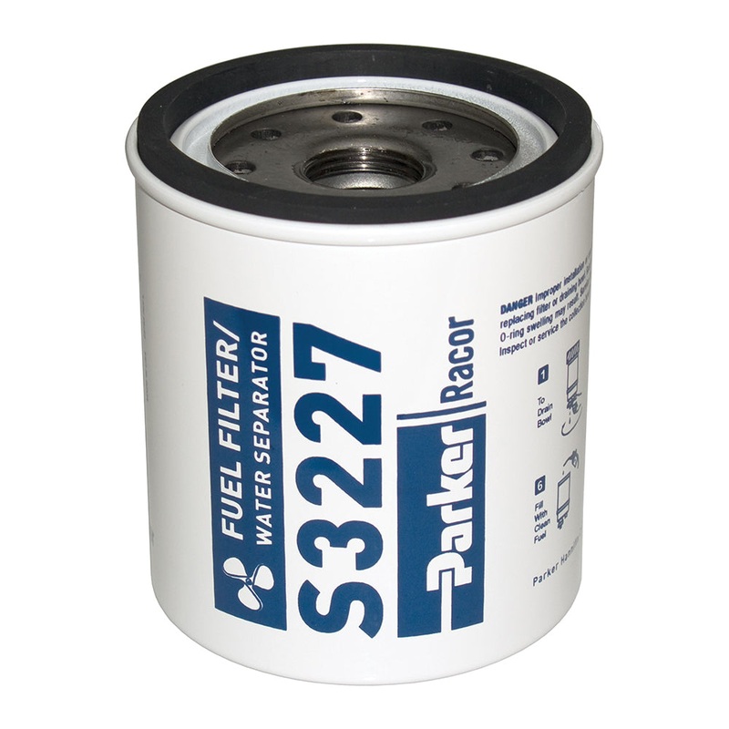 Racor S3227 Replacement Element, Fits Model 320R-RAC-01, outboard,10 Micron