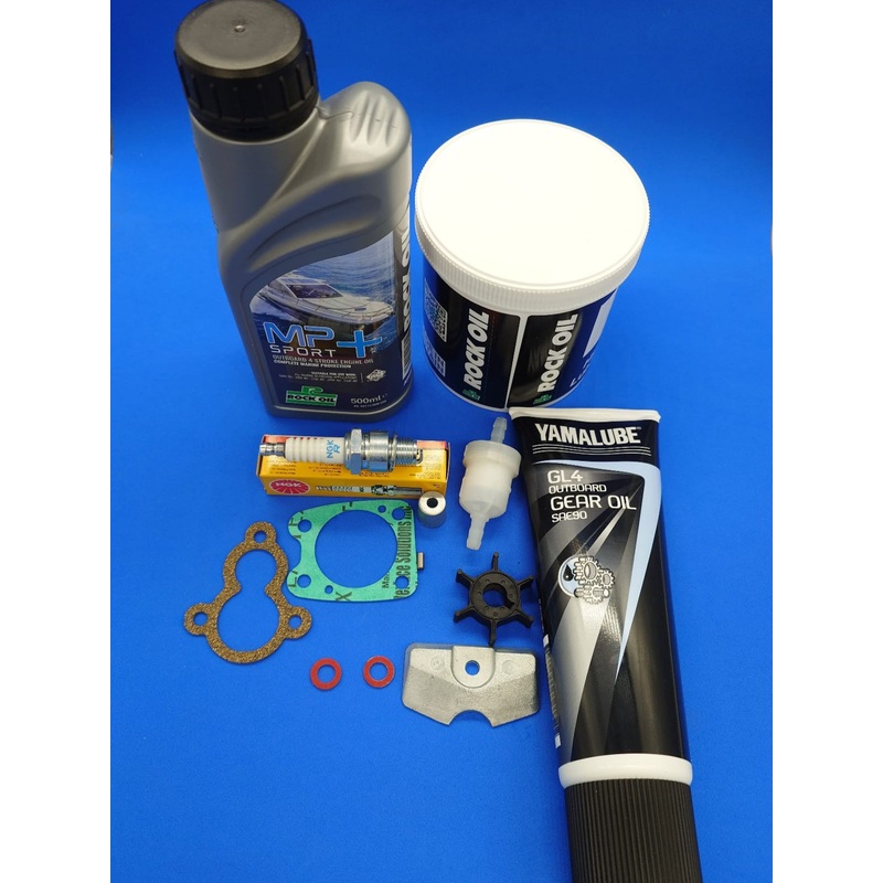 Service Maintenance Kit for 4 hp Yamaha outboard F4A 1998-2009 Anode oils impeller