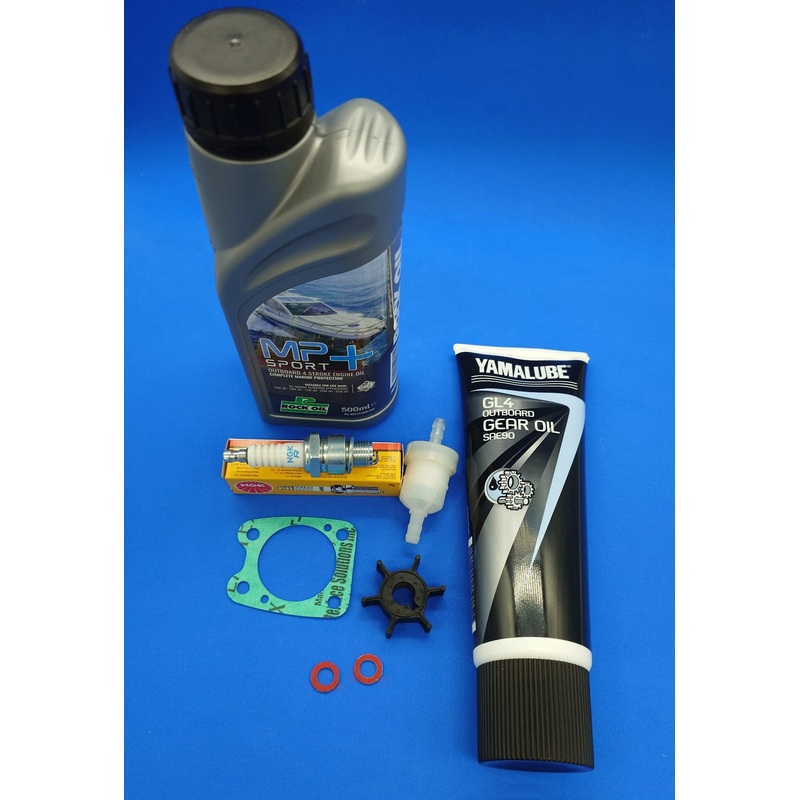 Service Maintenance Kit for 4 hp Yamaha outboard F4A 1998-2009 impeller, filter