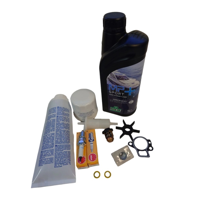 Complete Service Maintenance kit 9.9 15 hp Mercury outboard 4 stroke oil filter ’99-’07