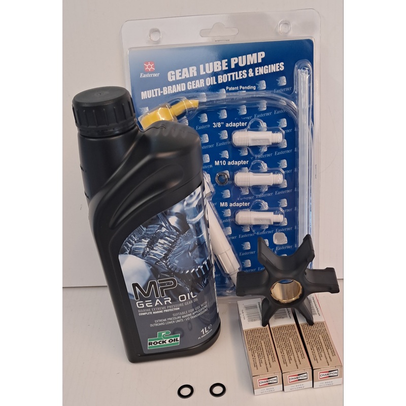 Service / Maintenance  Kit Evinrude E-Tec Outboard  75 HP 90 HP Gear Oil , Spark Plugs