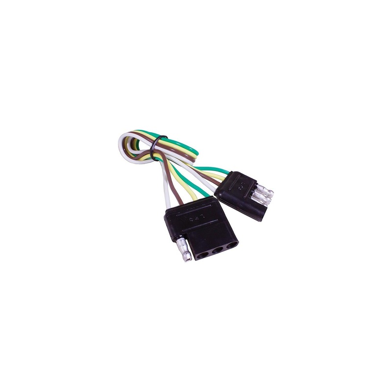 Wirthco 80900 Battery Doctor Complete Trailer Connector, 3-Way Flat, 12″
