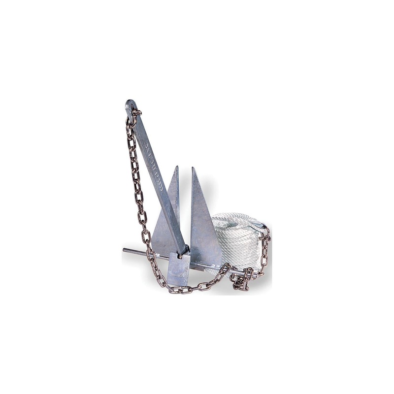 Tiedown Engineering 95096 Tie Down Deluxe Anchor Kit Includes Anchor, Line, Chain and Shackles