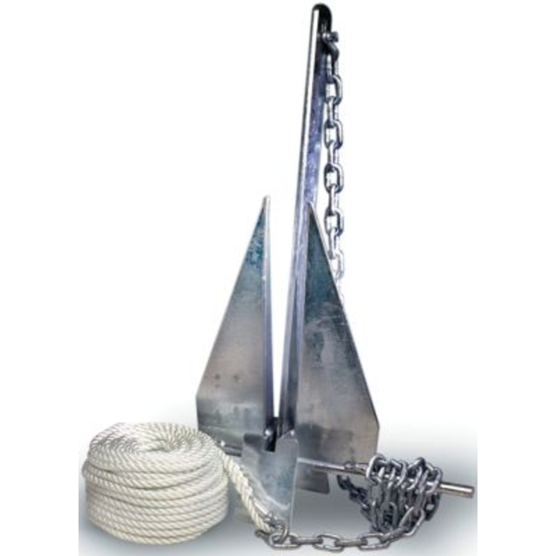 Tiedown Engineering 95100 Tie Down Super Hooker Anchor Kit Includes Anchor, Line, Chain and (2) Shackles