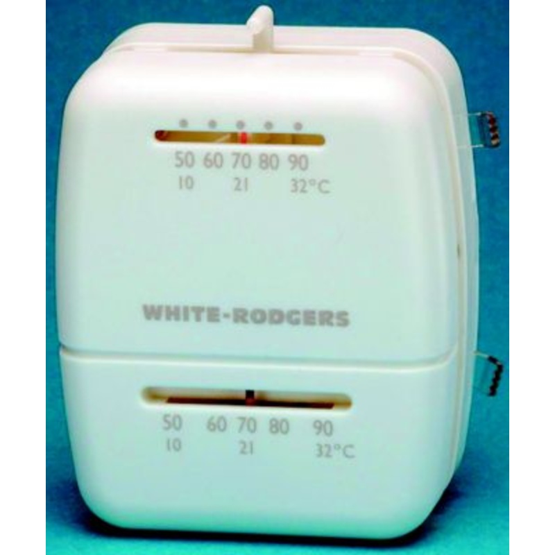 White Rogers M100 White-Rodgers Universal Mechanical Thermostat, Heat/Cool