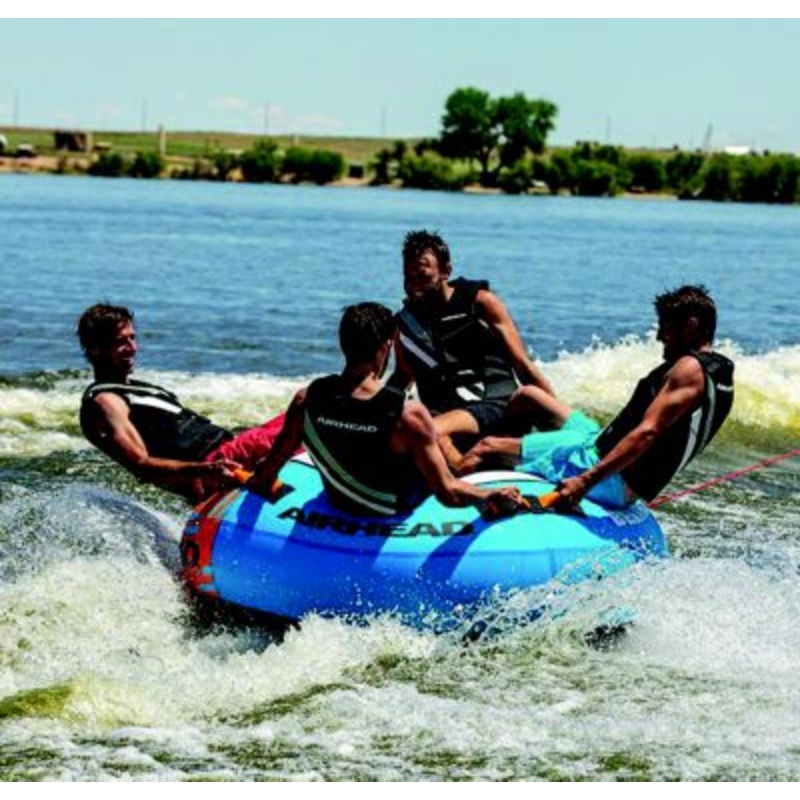 Airhead AHBT-1329 AHBT1329 Big Bertha Towable Tube, 1-4 Riders