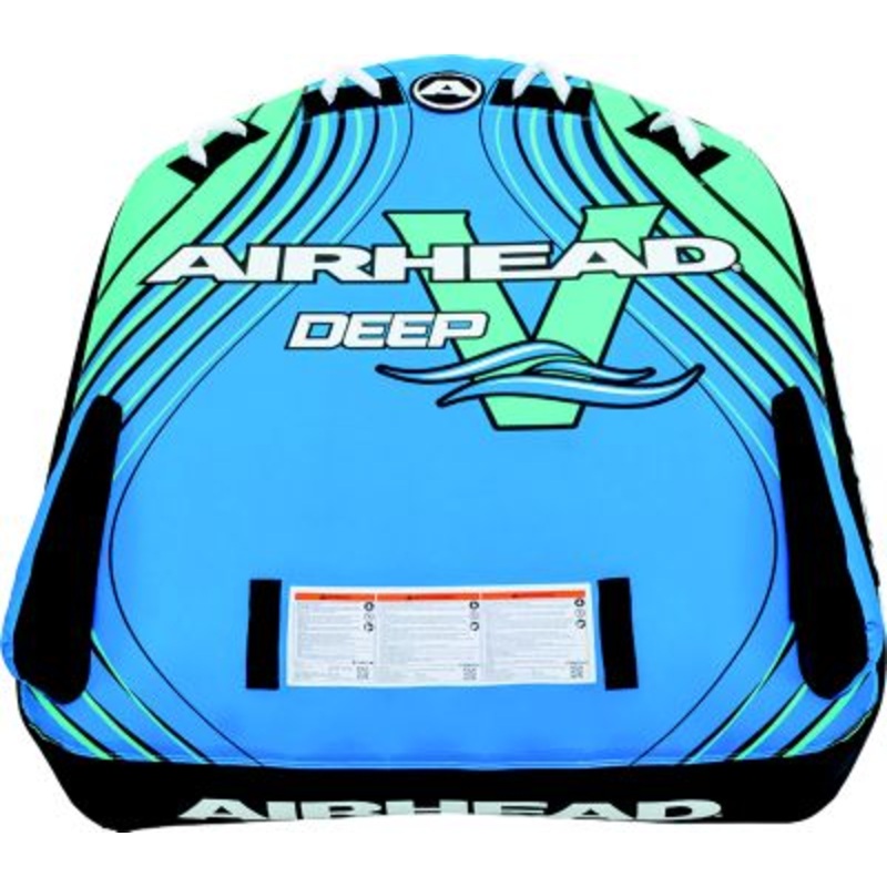 Airhead AHDV-2 AirHead AHDV2 Deep V Towable Tube, Blue, 2 Person
