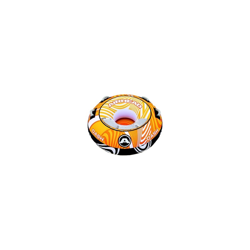 Airhead AHT50192ORW AirHead Dash Towable Tube, 1 Rider, Orange