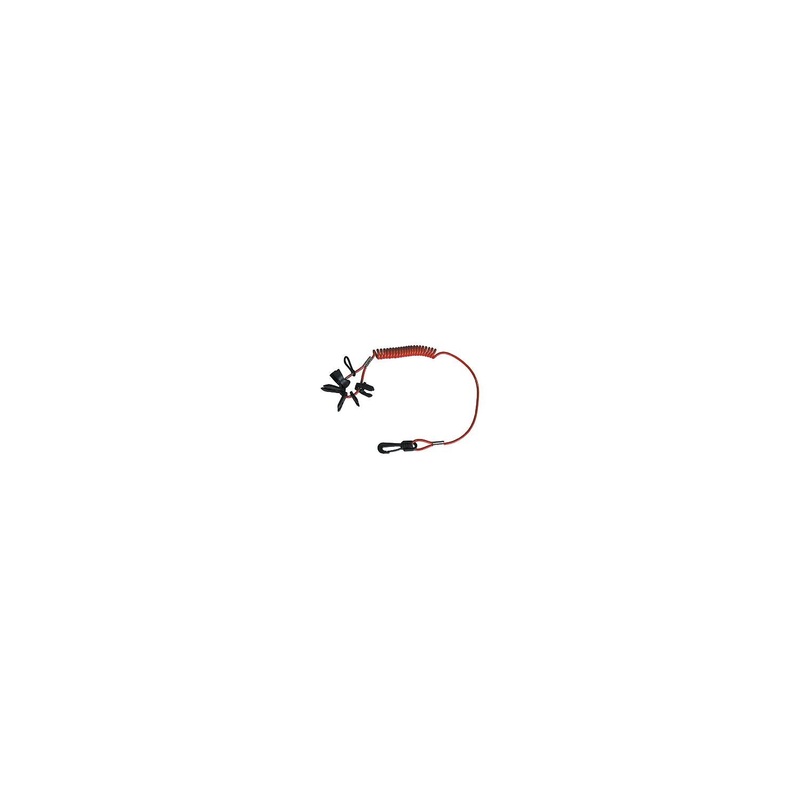 Airhead BKS-6 Outboard Kill Switch Keys With Lanyard – 7 Fits Most Outboards