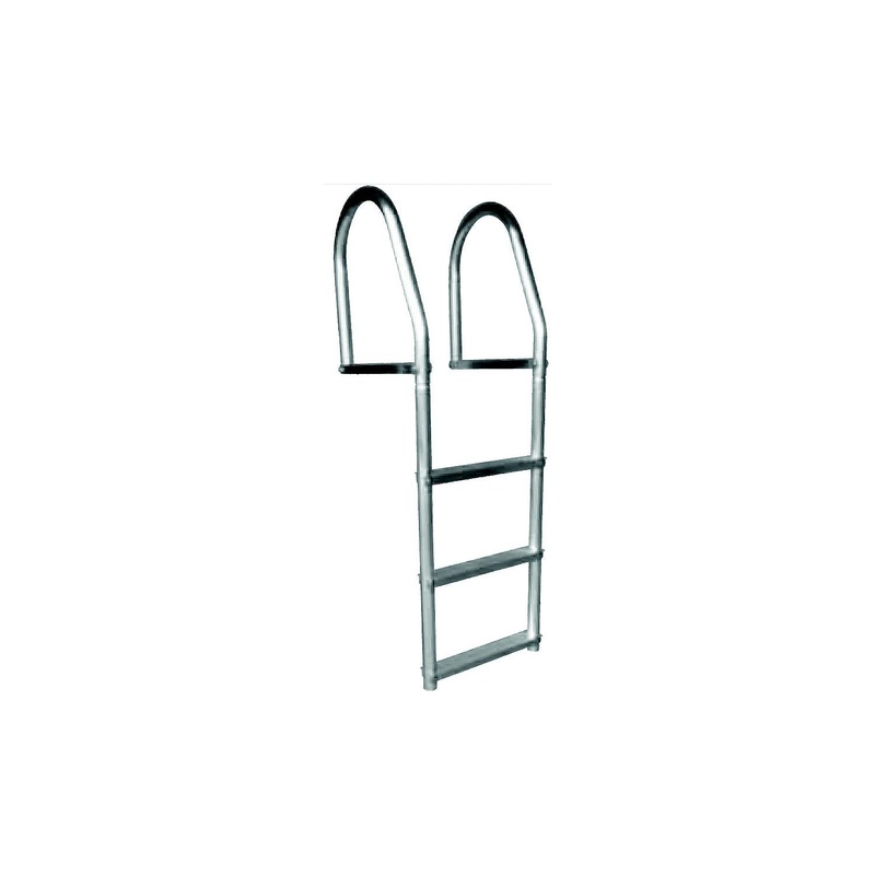 Dock Edge DE2074F Eco Fixed Ladder, Weld Free Aluminum