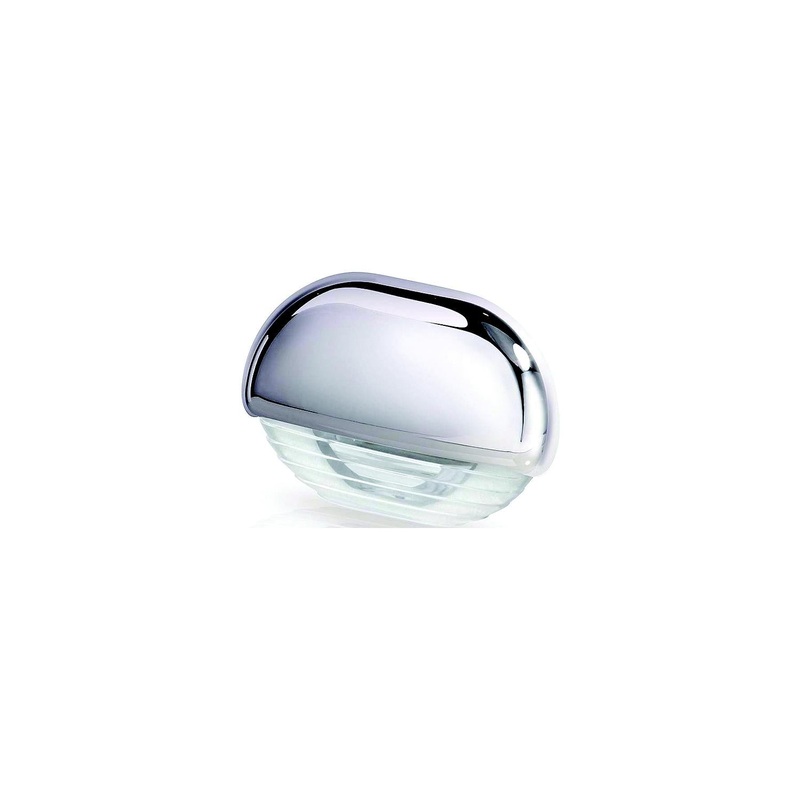 Hella 958126001 LED “Easy Fit” Step Lamp, Chrome w/White LEDs