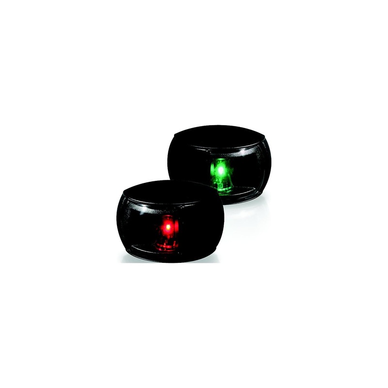 Hella 980520901 NaviLED Side Light Kit, Black w/Clear Lenses, 1 pr.