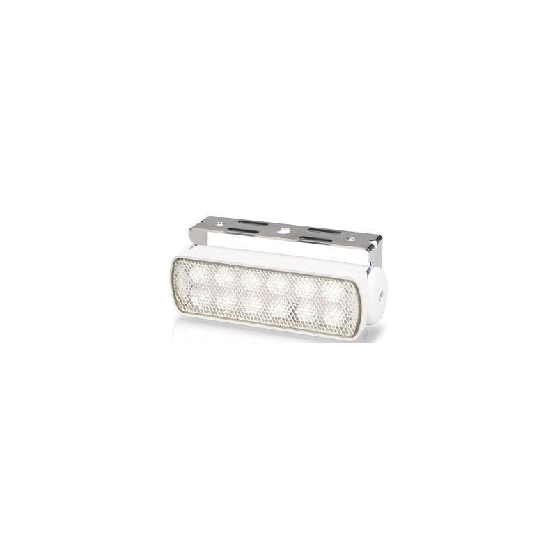 Hella 980670311 Sea Hawk 9-33V DC White Light LED Floodlight, Spread