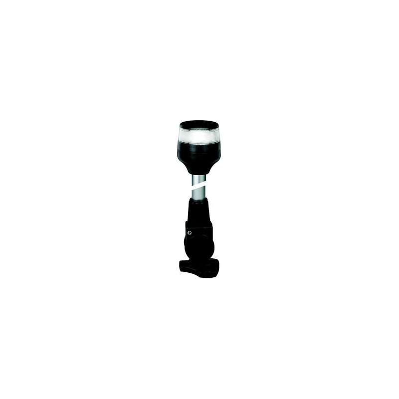 Hella 980960281 NaviLED 360 All Around Fold Down Pole Navigation Lamp, 8″ Black