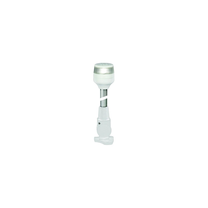 Hella 980960311 NaviLED 360 All Around Fold Down Pole Navigation Lamp, 12″ White