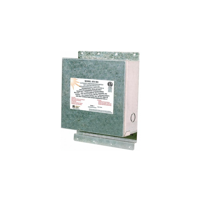 Parallax Power Supply ATS503 120/240V 50A ATS Line Generator Switch