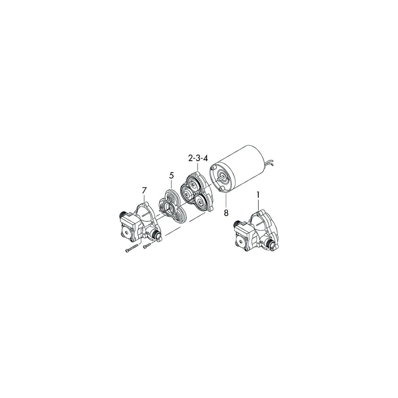 Shurflo 94-231-10 Switch and Upper Housing for 2088/2093 Series