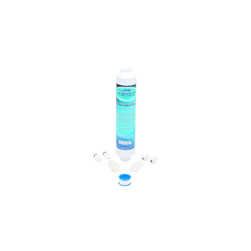 Shurflo 9400950 WaterGuard Universal In Line RV Drinking Water Filter