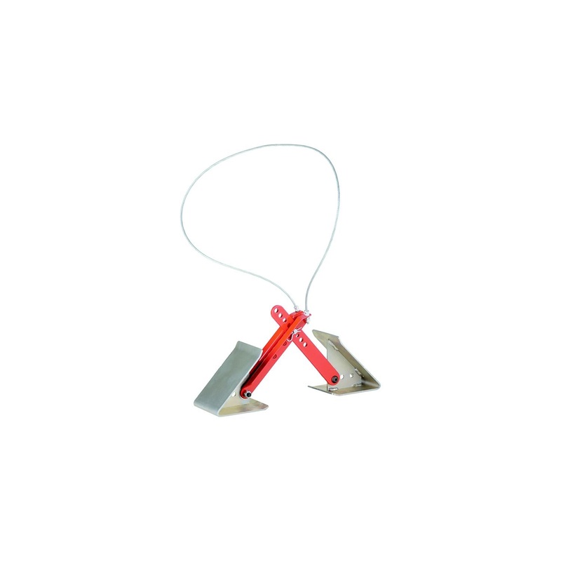 Progress Mfg 84-00-4000 OneStep Tandem Axle Wheel Chock, 16″-24″