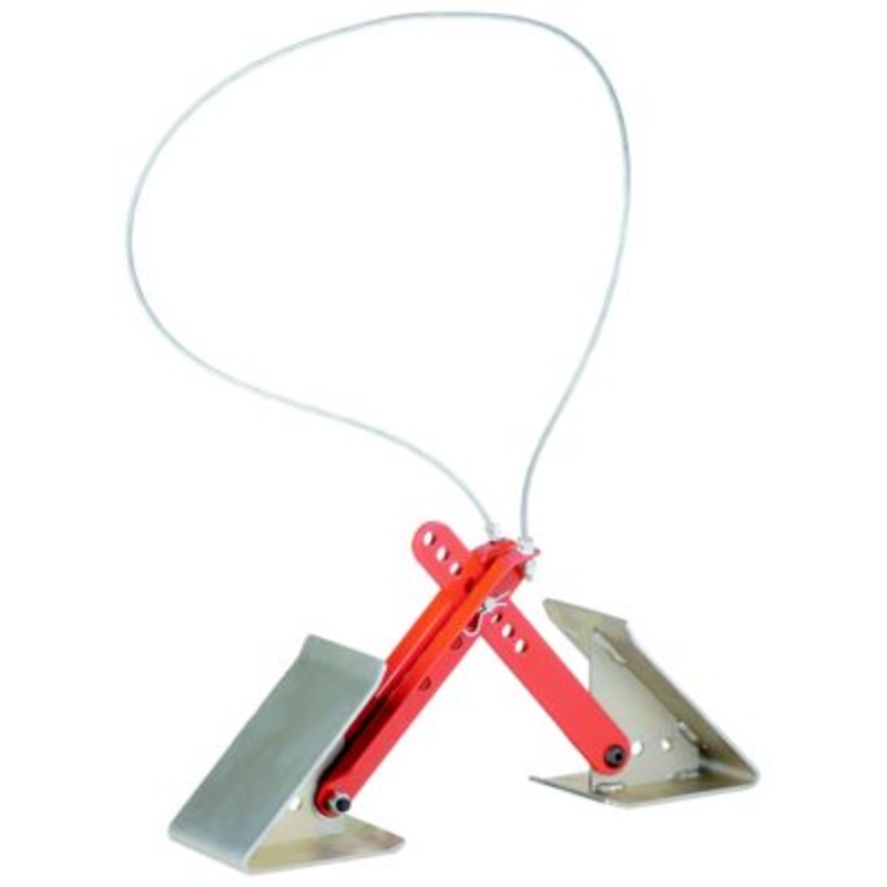 Progress Mfg 84-00-4840 OneStep Tandem Axle Wheel Chock, 16″-24″, Pr.