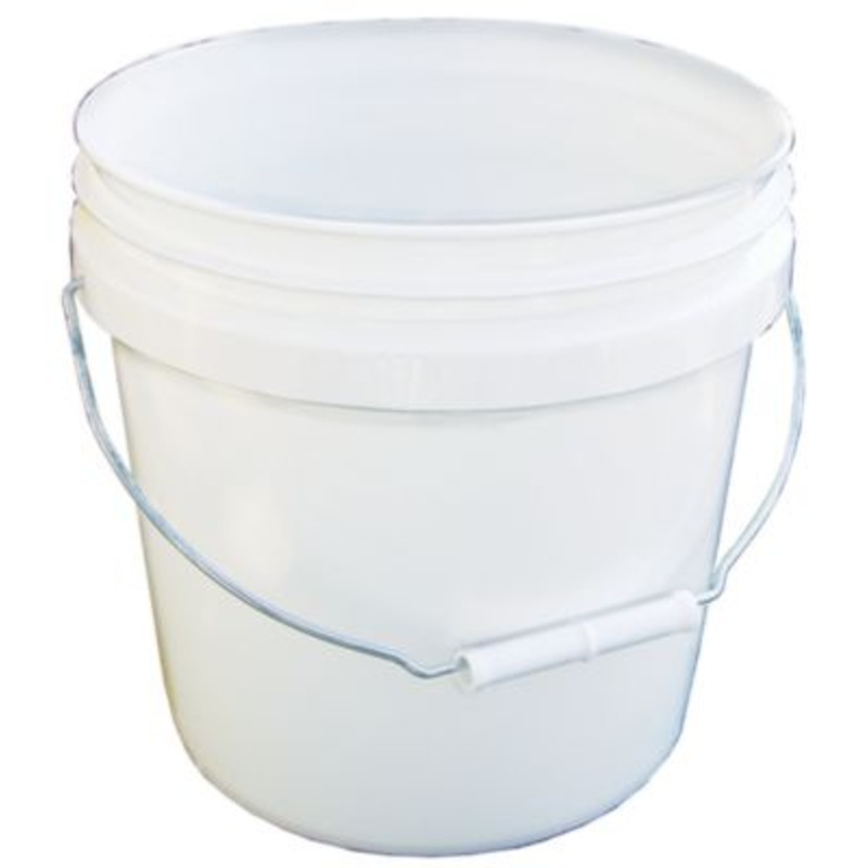 Encore 1000572 2 Gal. Plastic Industrial Pail, White