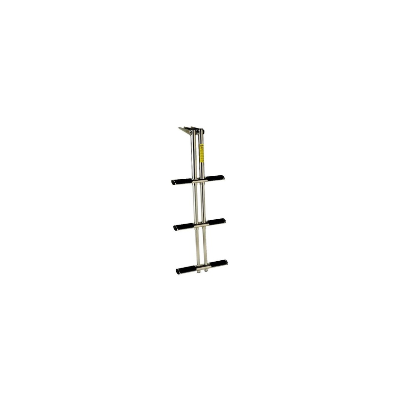 GARELICK 19626 Garelick EEz-In 3 Step Telescoping Stainless Steel Sport/Diver Ladder