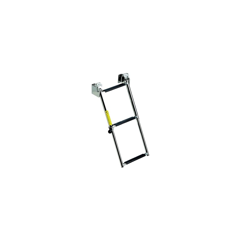 GARELICK 19683 Telescoping Transom Ladder, 4-Step