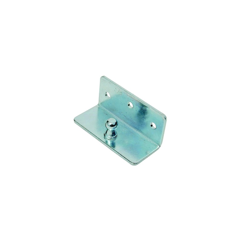 Taylor Made Products 1884 Zinc Plated Gas Lift Hardware, Angled Mounting Bracket w/Ball Stud