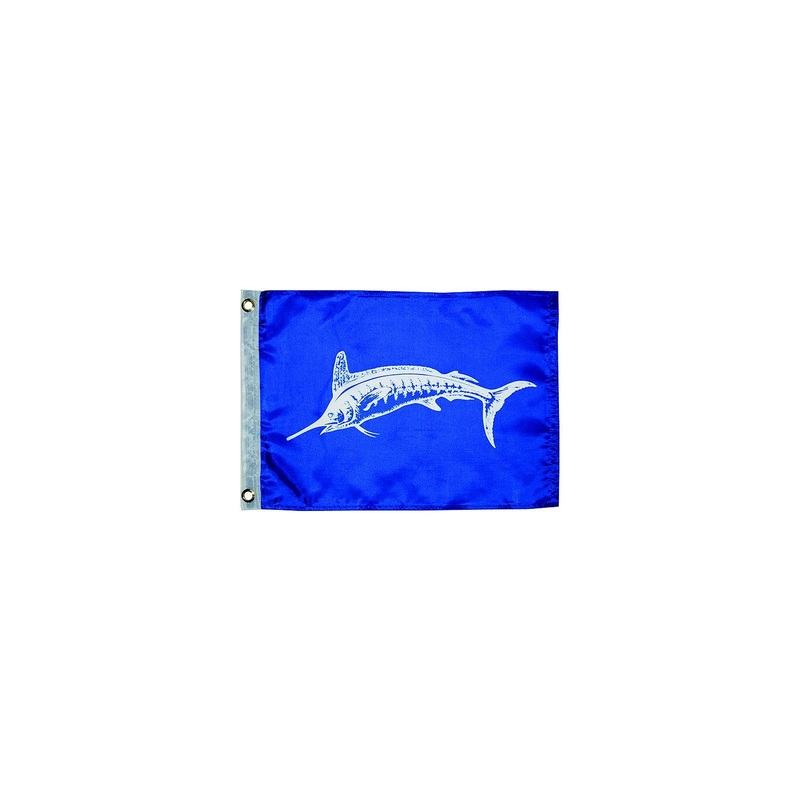 Taylor Made Products 3018 Fisherman’s White Marlin Catch Flag 12″ x 18″