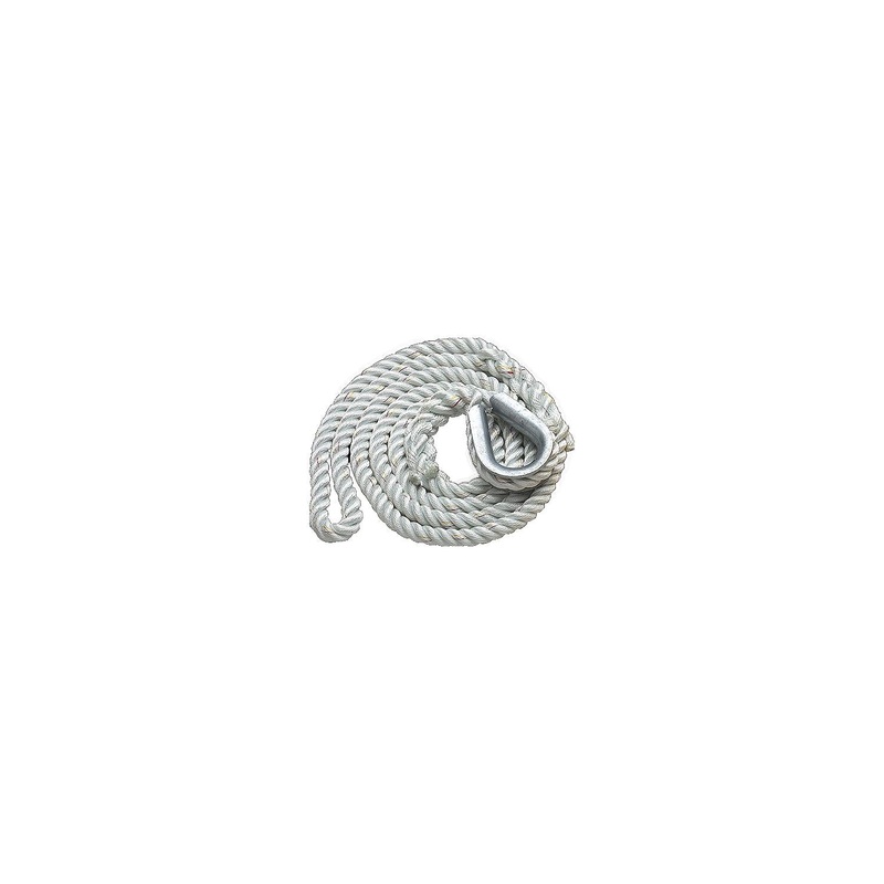 New England Rope 629K02400012 3-Strand Mooring Pendant 3/4″ X 12′
