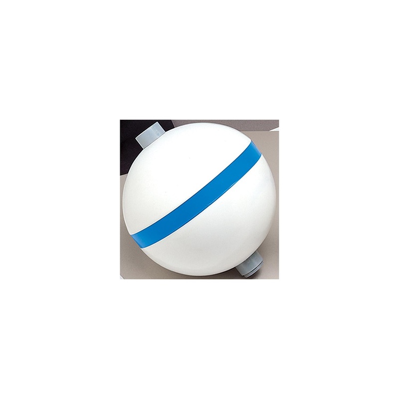 Taylor Made Products 46374 Sur-Moor T3C Mooring Buoy – White With Blue Reflective Striping