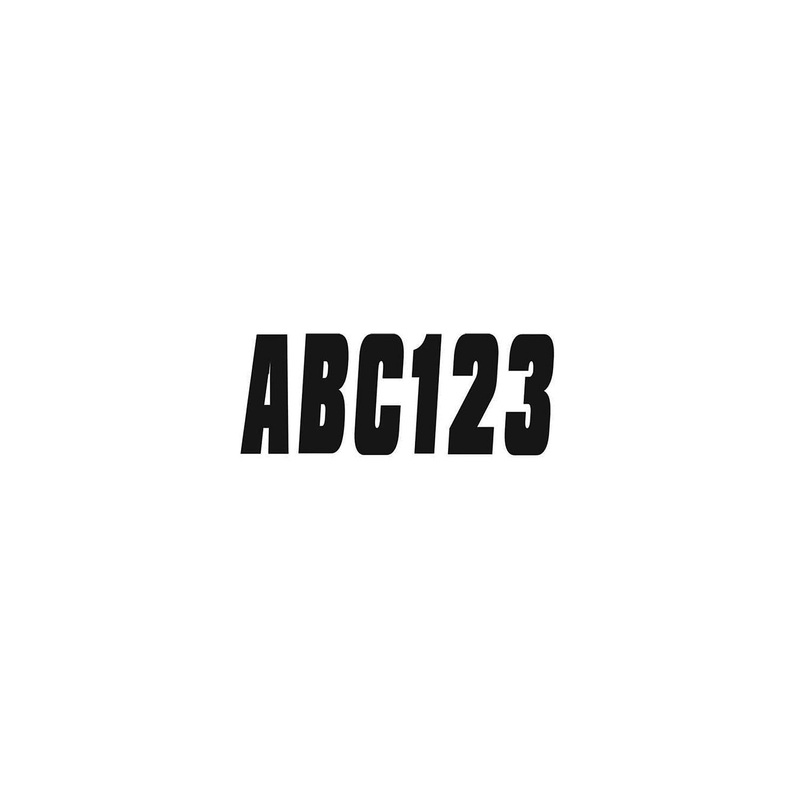 Hardline Products INFBLK350 Lettering Kit for Inflatable Boats