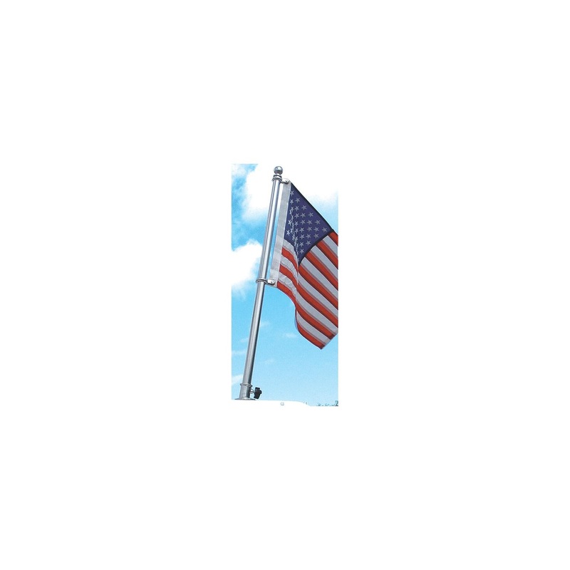 Taylor Made Products 902 Stainless Steel Flag Pole 1″ x 18″