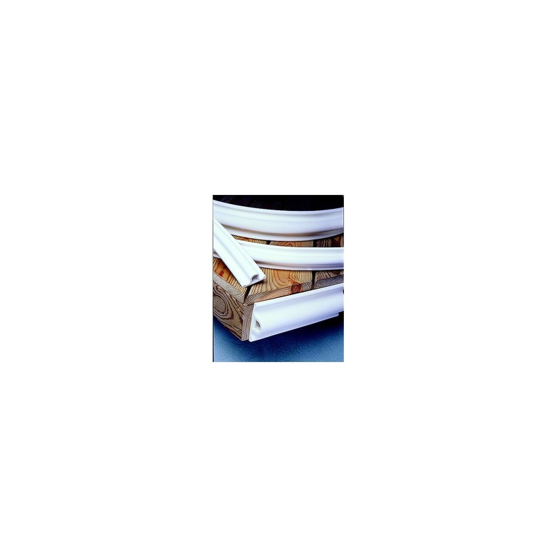 Taylor Made Products 96018 Dock Gard EPDM “D” Profile 6′ Length – White