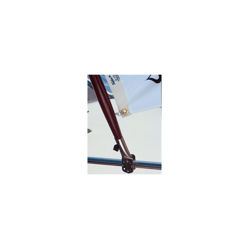 Taylor Made Products 968 Stainless Steel Rail Mount Flag Socket Fits 3/4″ to 7/8″ Poles and Mounts To 1-1/4″ Rails