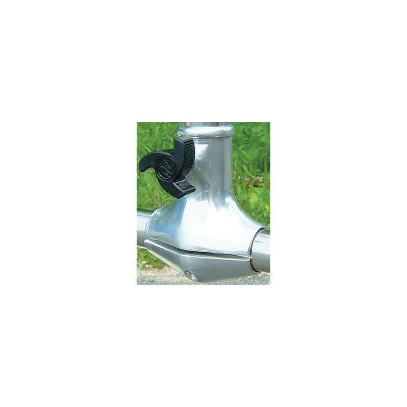Taylor Made Products 973 Stainless Steel Rail Mount Flag Pole Socket For 1″ Diameter Poles