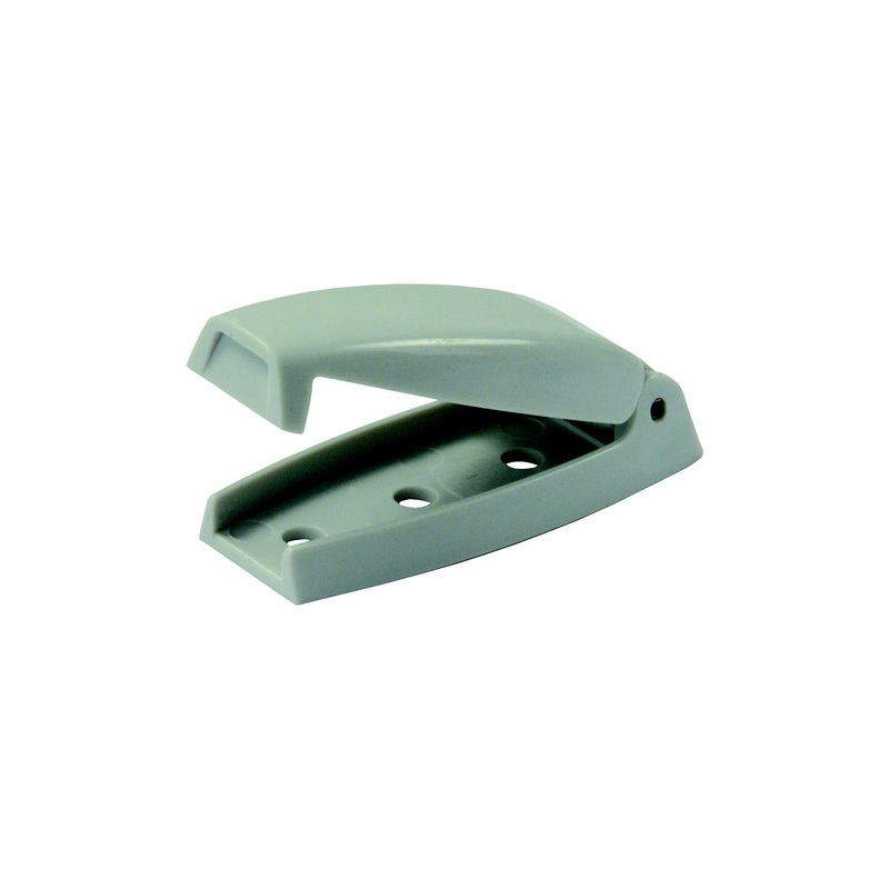 JR Products 10244 Baggage Door Catch, Gray, 2/pk