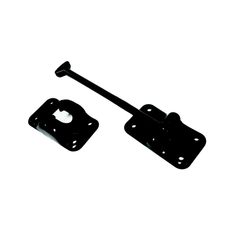 JR Products 10434 Plastic T-Style Door Holder, 6″ Black