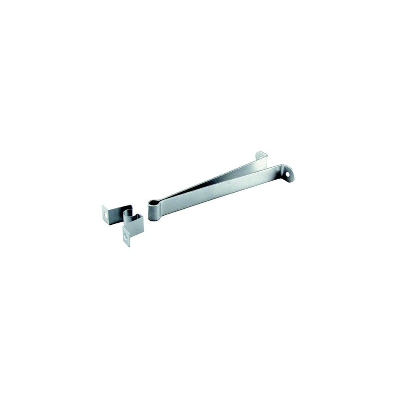 JR Products 10535 C-Clip Style Door Holder – Metal, 3″