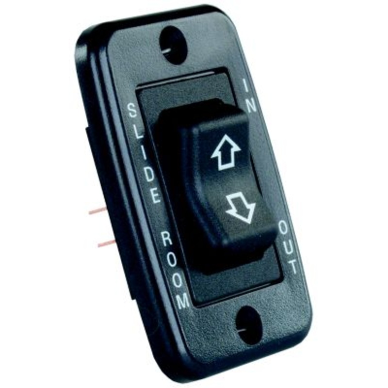 JR Products 12355 Low Profile RV Slide Out Switch with Bezel