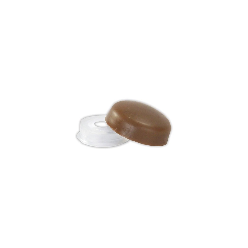 JR Products 20395 Screw Covers, Brown, 14/pk