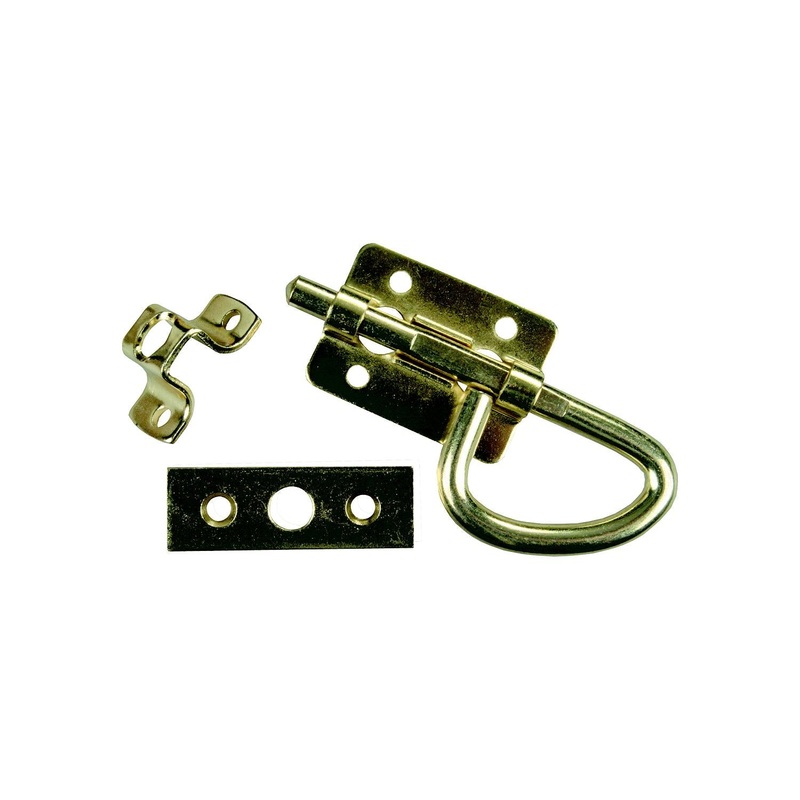 JR Products 20645 Universal Latch, Brass