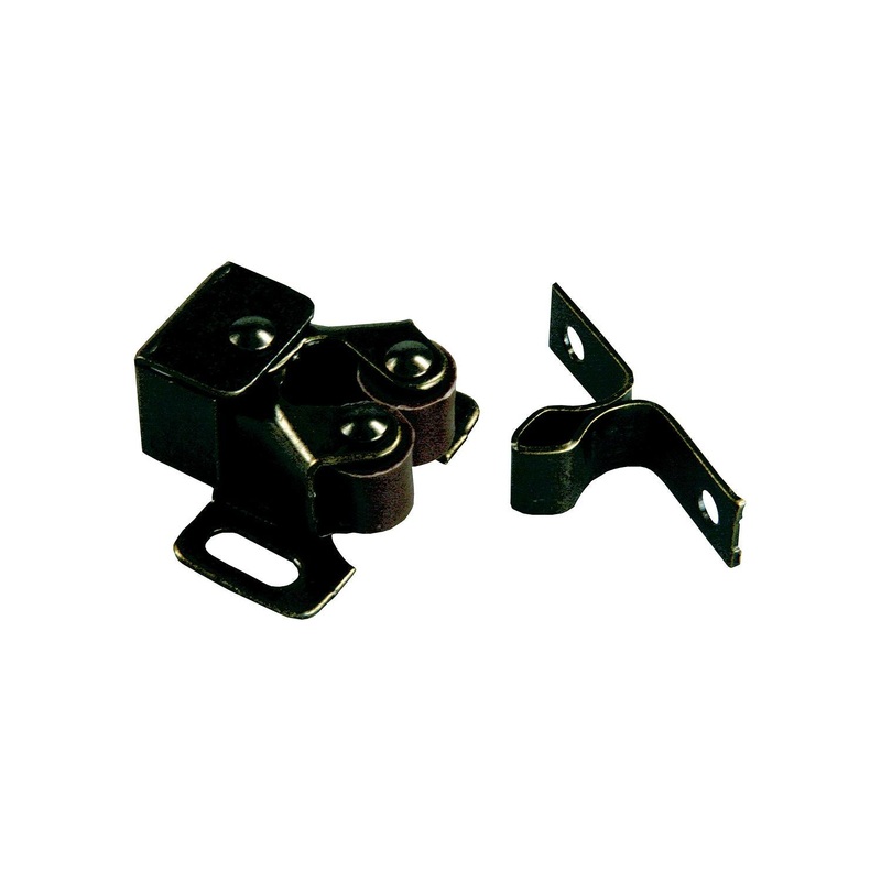 JR Products 70235 Double Roller Catch w/Prong