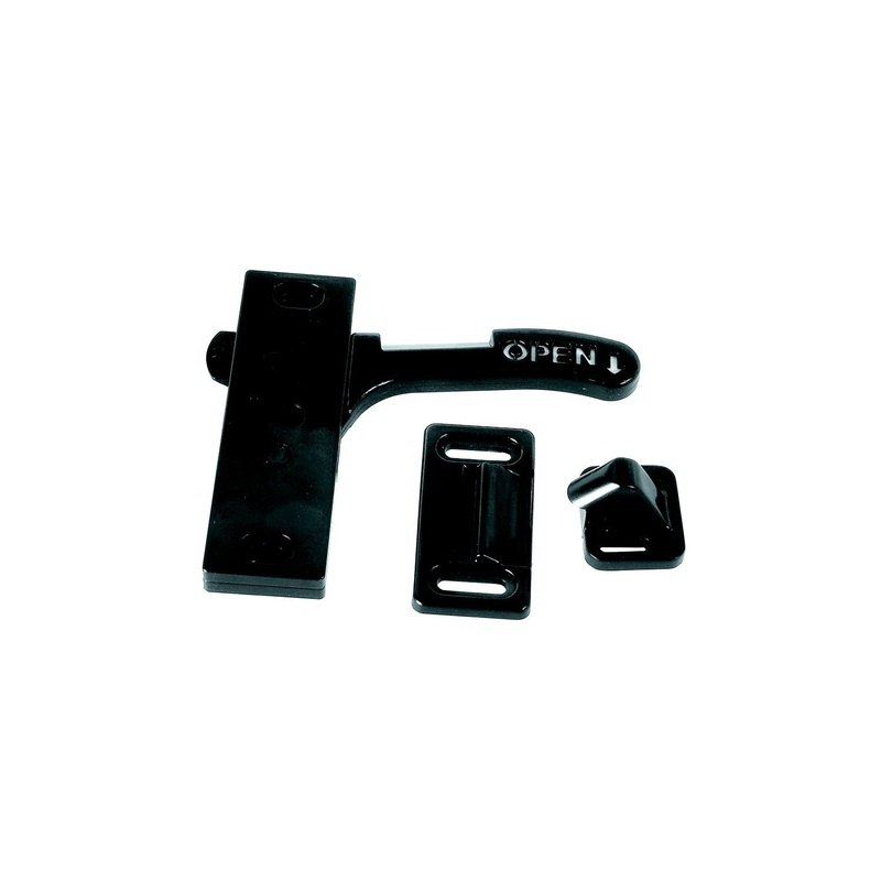 RV Designer E285 Black Right Hand Amerimax Screen Door Latch