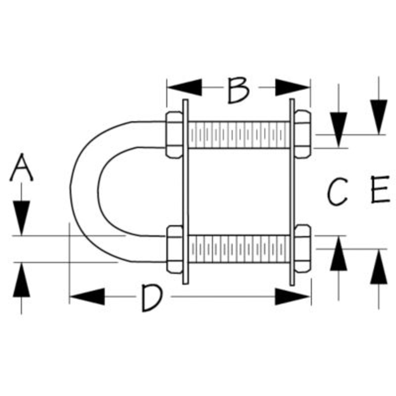 Sea-Dog Line 080155-1 0801551 Stern Eye – Stainless Steel, 1/2″