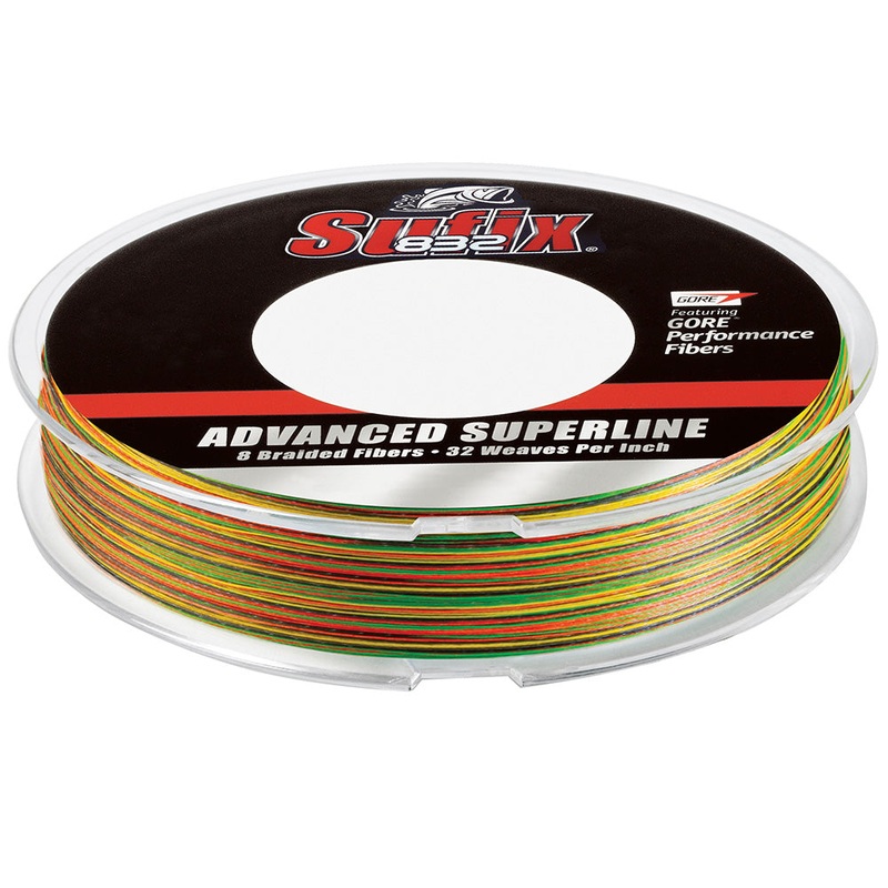 Sufix 832 Braid – 40lb – Fire Tiger – 300 yds [660-140FT]